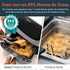 Fritadeira sem óleo 5,5 l, preto, branco e vermelho