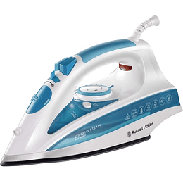 Steam Glide Professional Clothes Iron, 2600 W, Ceramic Sole, 210 g Steam Blast, Auto Clean Function, White and Blue