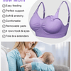 Sutiã de maternidade sutiã de amamentação sem aros 1/2/3 conjunto de lingerie maternidade para mãe pós-parto com extensores de espartilhos