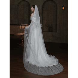 Véu de noiva Lantejoula &amp; Decoração de Pérola Falso