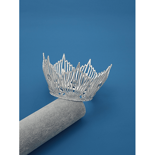 Sombrero de novia Decoración de diamantes de imitación En forma de corona