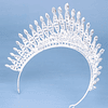 Diadema de novia con decoración de pedrería