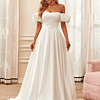 Cremallera simple glamour vestidos de novia