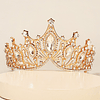 Tiara de decoração de coroa de strass