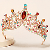 Tiara de decoração de coroa de strass