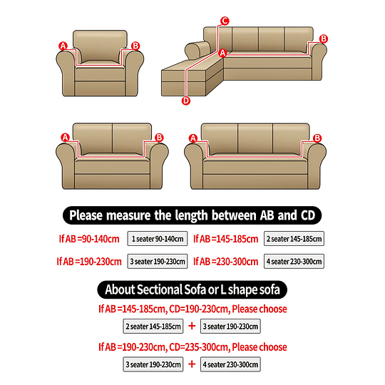 Capa elástica para sofá com padrão geométrico e capa de almofada de 1 peça