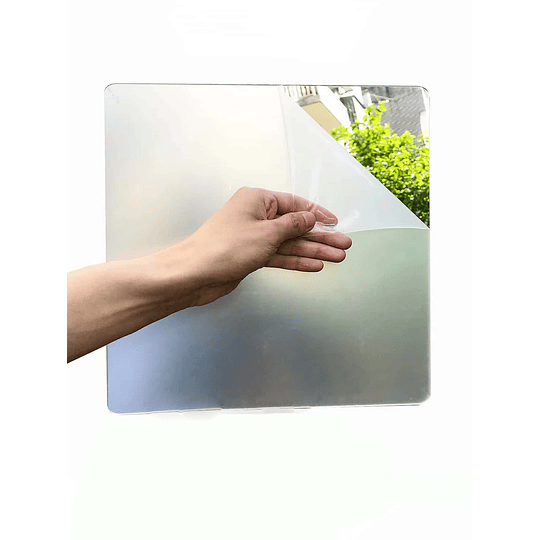 1 peça adesivo de parede de espelho quadrado