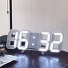 Branco Despertador digital Relógio