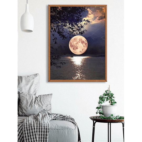 Moon Print DIY Diamond Painting