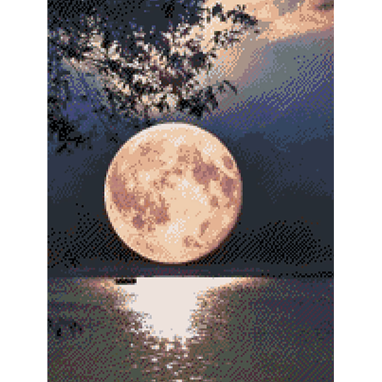 Moon Print DIY Diamond Painting