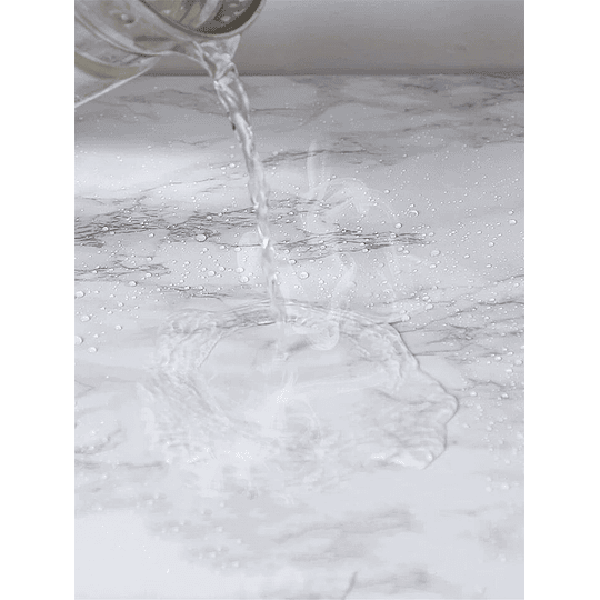 1 rolo de adesivo de cozinha à prova dágua com impressão em mármore