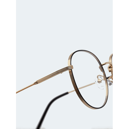 Óculos de metal anti-luz azul masculino