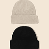 2 pcs Gorro Sólido Masculino