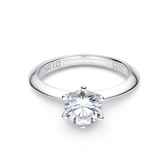 Real 1 quilates d cor moissanite anéis de casamento para mulher qualidade superior banhado a ouro branco 18k 100% 925 prata esterlina jóias