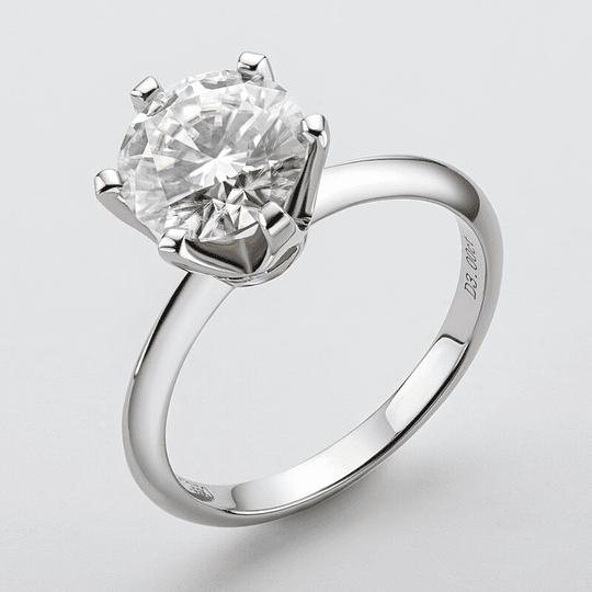 Real 3 quilates d cor moissanite casamento anéis para mulher 100% 925 prata esterlina espumante festa de noivado jóias finas