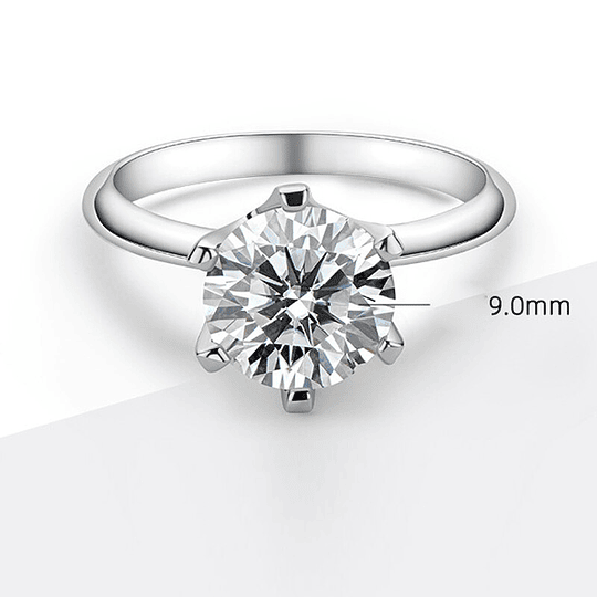 Real 3 quilates d cor moissanite casamento anéis para mulher 100% 925 prata esterlina espumante festa de noivado jóias finas