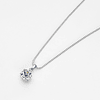 1 quilates real moissanite pingente colar para mulher qualidade superior 100% 925 prata esterlina festa de casamento / noivado jóias finas jóias