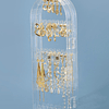 1 peça rack de armazenamento de joias transparente