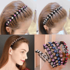 Faixas de cabelo moda pérola antiderrapante cristais elástica flor feminina faixa de cabelo aro bandana acessórios para o cabelo