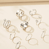 9pcs anel de decoração de cristais