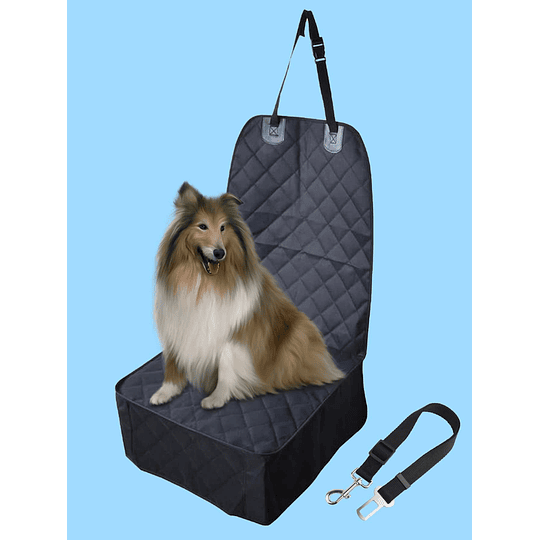 1 capa de assento de carro de cachorro e 1 cinto de segurança de carro de cachorro