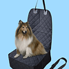 1 capa de assento de carro de cachorro e 1 cinto de segurança de carro de cachorro