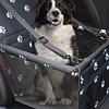 1 porta-cães com rede de contraste para cães