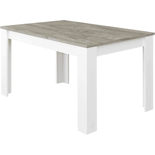 Mesa de sala de jantar extensível, mesa de sala de estar ou cozinha, acabamento em cor carvalho canadiano, modelo medidas: 140-190 cm (comprimento) x 90 cm (lar...