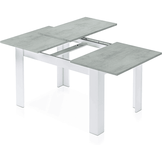 Mesa de sala de jantar extensível, mesa de sala de estar ou cozinha, acabamento em cor carvalho canadiano, modelo medidas: 140-190 cm (comprimento) x 90 cm (lar...