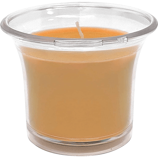 Velas aromáticas em copo transparente, velas perfumadas de cor branca, 12 horas de combustão, pacote de 4