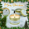 Velas perfumadas com aroma de limão, sal marinho sálvia, lavanda baunilha, âmbar mediterrânico, aroma decorativo, presente para aniversário e Natal