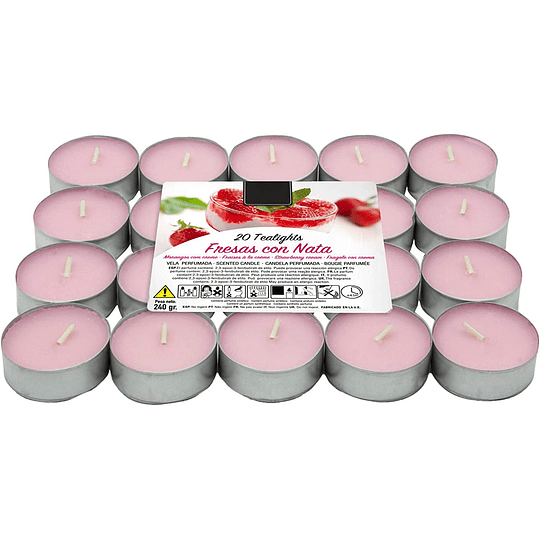 Velas de chá aromáticas (frutas vermelhas pacote de 100 velas)