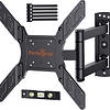 Suporte de TV de parede, ecrãs de 26-60 polegadas, articulado inclinável e giratório, até 45 kg, MAX VESA 400 x 400 mm