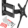 Suporte de TV de parede inclinável e giratório para ecrãs de 32 a 55 polegadas, até 31,8 kg