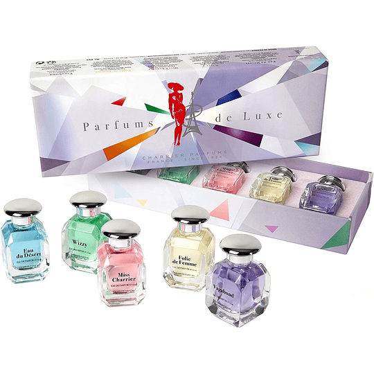 Coleção de Perfumes de luxo em miniatura multicor 60 ml - Pack de 5