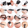 Conjunto de manicure pedicure 16 peças profissionais corta-unhas em aço inoxidável com estojo de viagem de couro luxuoso (preto)