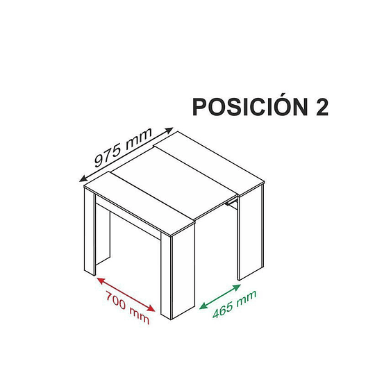 Mesa Sala de Jantar Extensível Mesa de Cozinha Para Consola 235 Cm