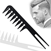 10 peças cabeleireiro profissional pente de fibra de carbono Salão Hair Styling cabeleireiro Combs conjunto