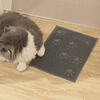 1peça Tapete de areia para gatos desenho animado desenho pata