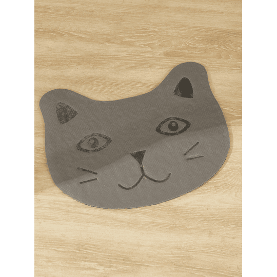 1peça Tapete de areia para gatos desenho animado desenho pata