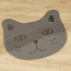 1peça Tapete de areia para gatos desenho animado desenho pata