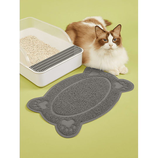 1peça Tapete de areia para gatos Pata Padrão