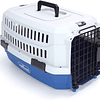 Transporte gato cão grande, transporte para gatos cão portátil e respirável, animais de estimação cães gatos acessórios, transporte de plástico