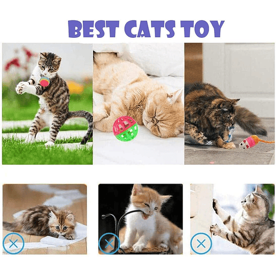 21 peças brinquedos para pacote de variedade para gatinhos, conjunto de brinquedos para gatos interativos rato, brinquedos para gatos com penas túnel