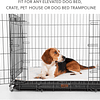 Cama de cão ortopédica, colchão lavável, capa removível, com espuma de caixa de ovos, cinzenta, 112 x 81 x 7,6 cm, 91 x 68 x 7,6 cm, 76 x 50 x 7,6 cm