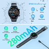 Smartwatch relógio inteligente homem - impermeável IP68 pulseira atividade inteligente com monitor de sono medidor de atividade 1,32  relógio desportivo homem para Andr...