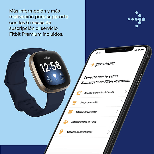 Relógio desportivo com GPS integrado, monitor de frequência cardíaca, Alexa integrada e bateria com duração de até 6 dias, Talla única Sintético