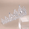 Tiara de decoração de coroa de cristais