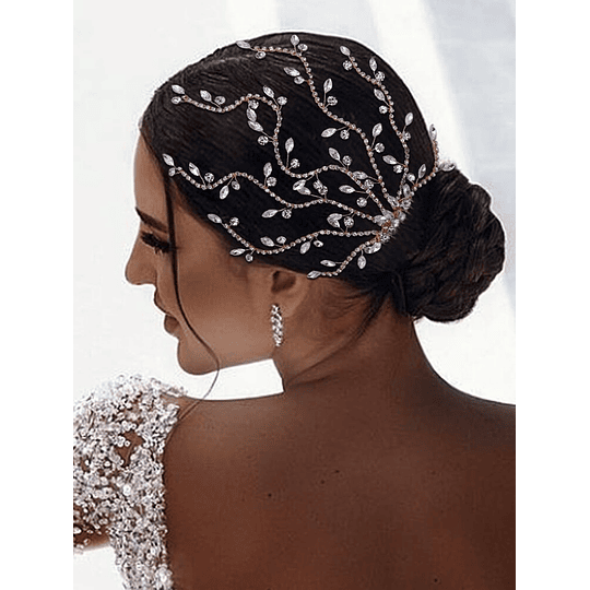 Pente de cabelo Decoração de cristais Casamento