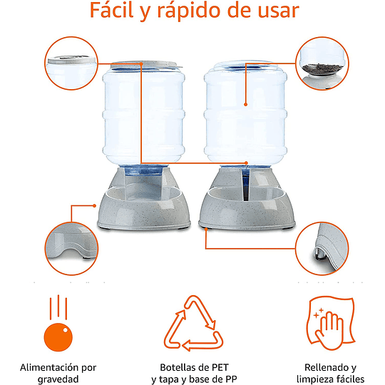 Dispensador de água e alimentos, pequeno